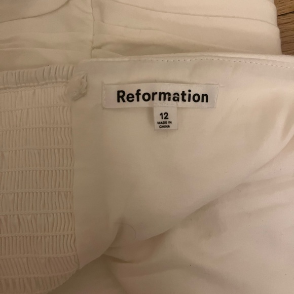 New Reformation Orion White Top Size 12 - Picture 4 of 4